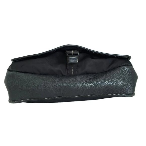 COACH - F05300 Black Nylon Leather Shoulder Bag - Picture 4 of 10